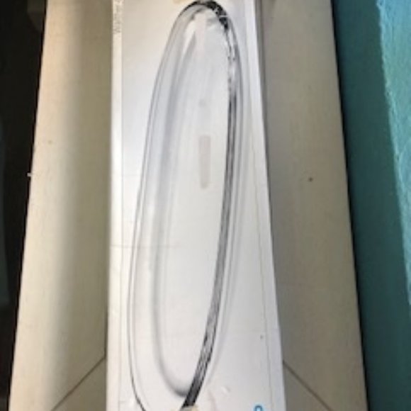 DIP PLATTER/GLASS PURPLE RIM - Picture 5 of 7